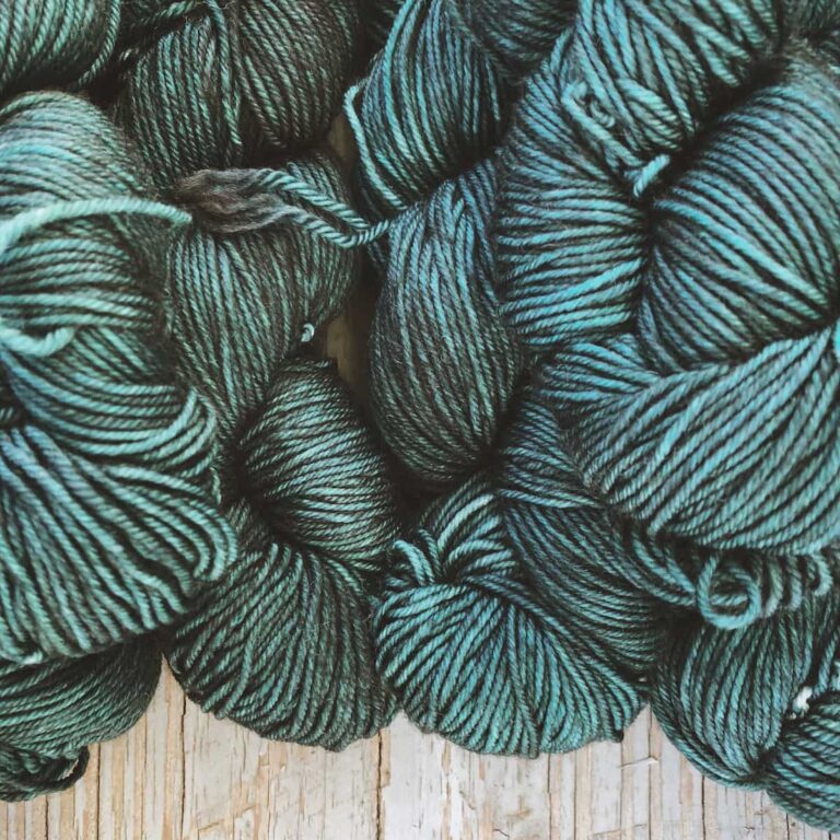 Image of a teal yarn from Red Sock Blue Sock