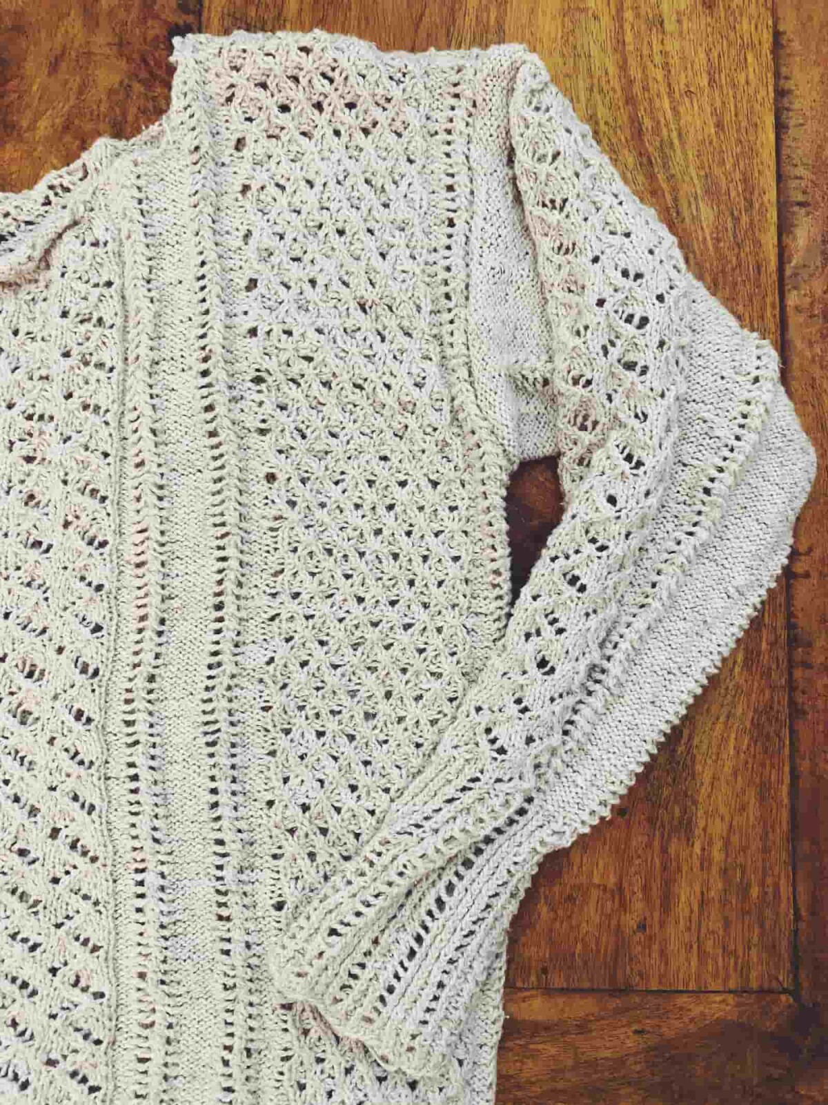 Villanelle Sweater in process